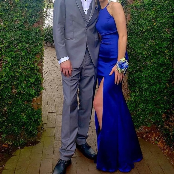 Sherri hill royal blue prom dress - Picture 3 of 5